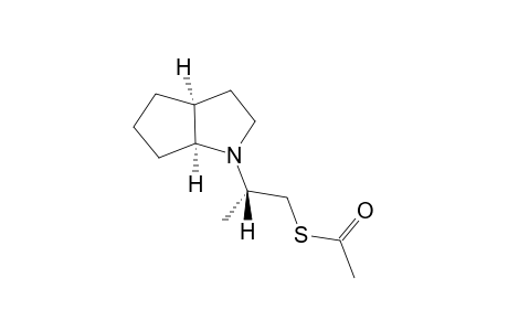 (2S,1'S,5'S)-(-)-[2-(2'-AZABICYCLO-[3.3.0]-OCTAN-2'-YL)-PROPYL]-THIOACETATE