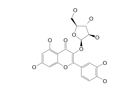 QUERCETIN-3-O-ALPHA-L-ARABINOFURANOSIDE;AVICULARIN