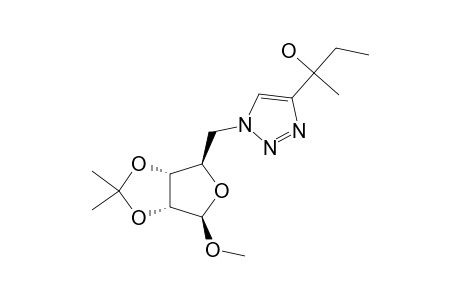 1-O-METHYL-2,3-O-ISOPROPYLIDENE-5-[4-(1-HYDROXY-1-METHYLPROPYL)-1-H-1,2,3-TRIAZOL-1-YL]-BETA-D-RIBOFURANOSE