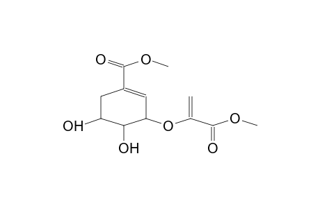 1-CYCLOHEXENE-1-CARBOXYLIC ACID, 4,5-DIHYDROXY-3-[[1-(METHOXYCARBONYL)ETHENYL]OXY]-METHYL ESTER