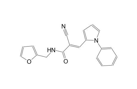 (2E)-2-cyano-N-(2-furylmethyl)-3-(1-phenyl-1H-pyrrol-2-yl)-2-propenamide