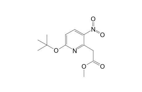 methyl 2-[6-[(2-methylpropan-2-yl)oxy]-3-nitropyridin-2-yl]acetate