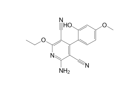 2-Amino-3,5-dicyano-6-ethoxy-4-(2-hydroxy-4-methoxyphenyl)pyridine