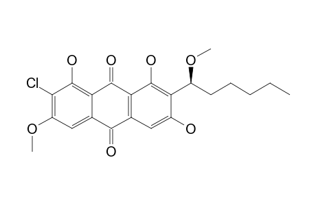 (1'-S)-6,1'-DIMETHYL-7-CHLOROAVERANTIN