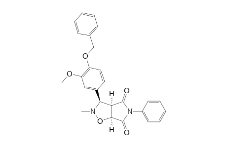 3-(4-BENZYLOXY-3-METHOXYPHENYL)-2-METHYL-5-PHENYLTETRAHYDROPYRROLO-[3,4-D]-ISOXAZOL-4,6-DIONE