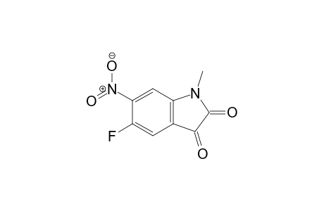 5-Fluoro-1-methyl-6-nitroindoline-2,3-dione