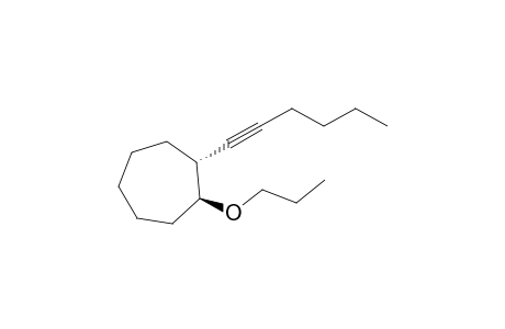 (1R,2S)-1-hex-1-ynyl-2-propoxy-cycloheptane