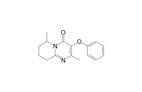 2,6-DIMETHYL-3-PHENOXY-6,7,8,9-TETRAHYDRO-4H-PYRIDO-[1,2-A]-PYRIMIDIN-4-ONE