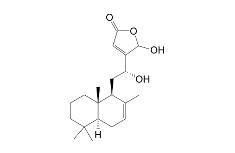 (12R,16.xi.)-12,16-Dihydroxylabda-7,13-dien-15,16-olide