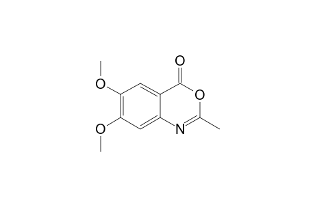 2-METHYL-6,7-DIMETHOXY-4H-3,1-BENZOXAZIN-4-ONE