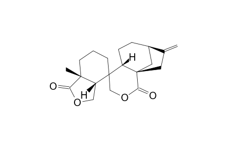 ENT-6,20-DIHYDROXY-6,7-SECO-KAUR-16-EN-7,19-DIOIC-ACID-7,20-LACTONE-19,16-LACTONE