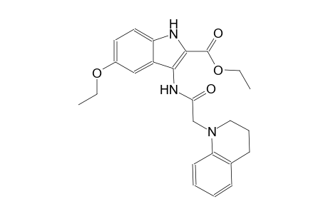 ethyl 3-[(3,4-dihydro-1(2H)-quinolinylacetyl)amino]-5-ethoxy-1H-indole-2-carboxylate