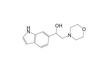 1H-indole-6-methanol, alpha-(4-morpholinylmethyl)-