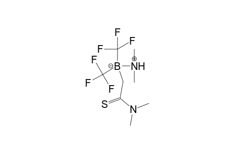 Thioacetamide, N,N-dimethyl-2-[dimethylamine(N-B)bis(trifluoromethyl)boryl]-