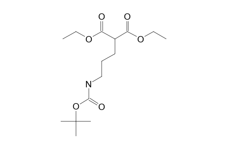 2-[3-(TERT.-BUTYLOXYCARBONYLAMINO)-PROPYL]-DIETHYL_MALONATE