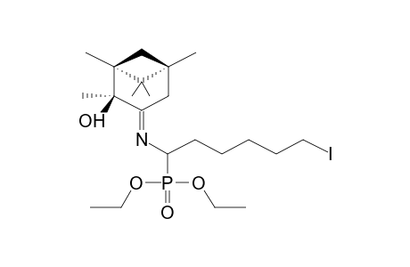 1-[(1R,2R,5R)(2-HYDROXY-2,6,6-TRIMETHYLBICYCLO[3.1.1]HEPT-3-YLIDENEAMINO]-6-IODOHEXYLPHOSPHONIC ACID DIETHYLESTER