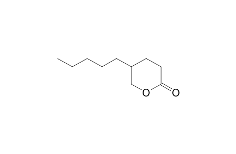 3,4,5,6-Tetrahydro-5-pentyl-2H-pyran-2-one