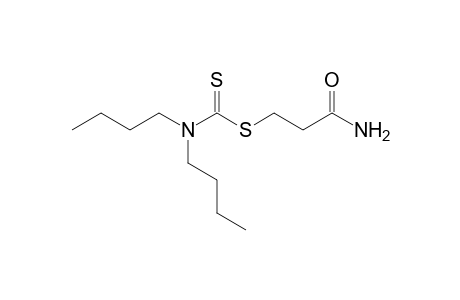 N,N-dibutyldithiocarbamic acid, 2-carbamoylethyl ester