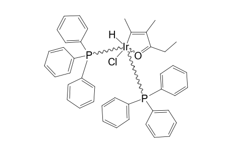 IR-H-(CL)[KAPA(2)-(C,O)-C(ME)=C(ME)C(ET)=O]-(PPH3)2