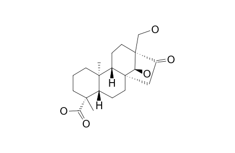 ENT-14-ALPHA,17-DIHYDROXY-16-KETOBEYERAN-19-OIC_ACID