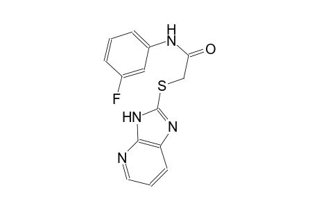 N-(3-fluorophenyl)-2-(3H-imidazo[4,5-b]pyridin-2-ylsulfanyl)acetamide