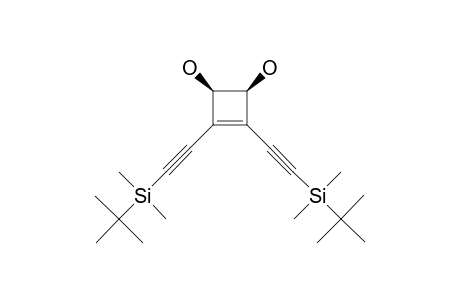 CIS-3,4-BIS-[(TERT.-BUTYLDIMETHYLSILYL)-ETHYNYL]-3-CYCLOBUTENE-1,2-DIOL