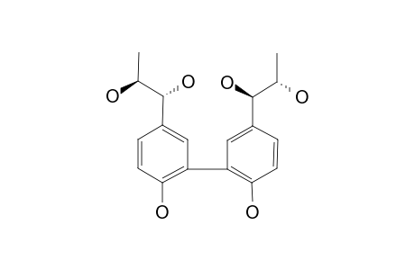 (7R,8S,7'R,8'S)-ERYTHRO-STREBLUSLIGNANOL-H;STREBLUSOL-H;5,5'-BI-(1,2-DIHYDROXYPROPYL)-(1,1'-BIPHENYL)-2,2'-DIOL