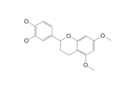 (+/-)-3',4'-DIHYDROXY-5,7-DIMETHOXYFLAVAN