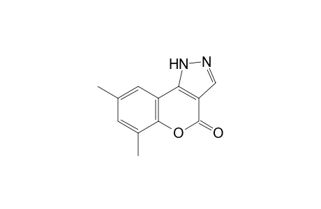 6,8-Dimethylchromeno[4,3-c]pyrazol-4(1H)-one