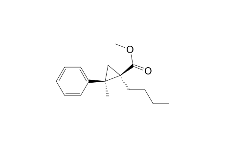 Cyclopropanecarboxylic acid, 1-butyl-2-methyl-2-phenyl-, methyl ester, cis-