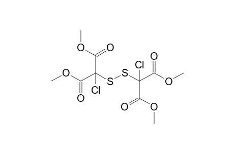 2-Chloro-2-[(2-chloro-1,3-dimethoxy-1,3-dioxopropan-2-yl)disulfanyl]propanedioic acid dimethyl ester