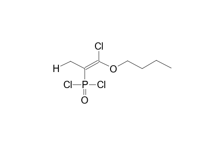 (E)-1-METHYL-2-CHLORO-2-BUTOXYVINYLDICHLOROPHOSPHONATE