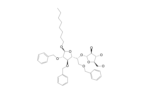 OCTYL-2,3,6-TRI-O-BENZYL-5-(ALPHA-D-ARABINOFURANOSYL)-BETA-D-GALACTOFURANOSIDE