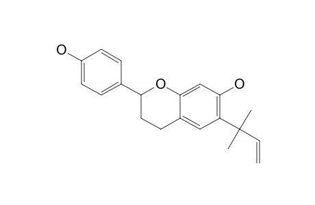 6-(1,1-DIMETHYLALLYL)-7,4'-DIHYDROXYFLAVAN