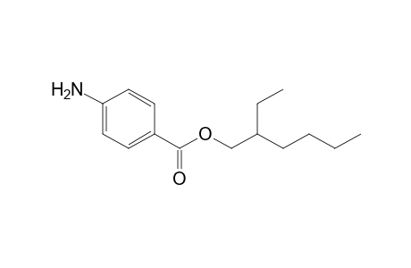 4-Amino-benzoic acid, 2-ethyl-hexyl ester