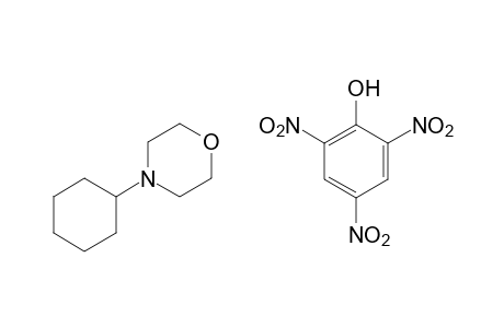 4-cyclohexylmorpholine, picrate