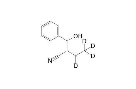 3,4,4,4-Tetradeuterio-2-(1-hydroxy-1-phenylmethyl)butanenitrile