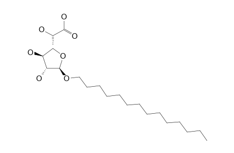 N-TETRADECYL-BETA-D-GALACTOFURANOSIDURONIC-ACID