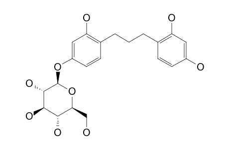 1-(2'-HYDROXY-4'-O-BETA-D-GLUCOPYRANOSYLPHENYL)-3-(2'',4''-DIHYDROXYPHENYL)-PROPANE