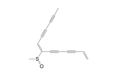 1,7-Tridecadiene-3,5,9,11-tetrayne, 7-(methylsulfinyl)-, (E)-