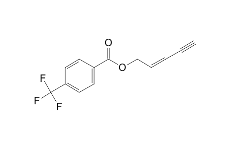 4-(Trifluoromethyl)benzoic acid, pent-2-en-4-ynyl ester