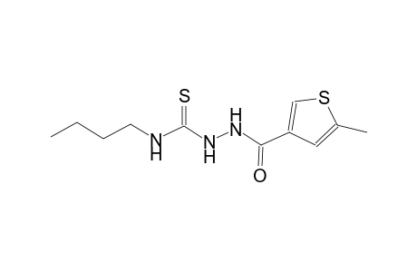 N-butyl-2-[(5-methyl-3-thienyl)carbonyl]hydrazinecarbothioamide