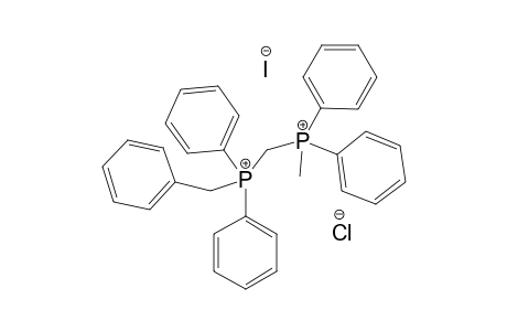 BENZYL-[(METHYLDIPHENYLPHOSPHONIO)-METHYL]-DIPHENYLPHOSPHONIUM-CHLORIDE-IODIDE