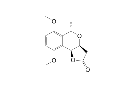 (3AS,5S,9BS)-6,9-DIMETHOXY-5-METHYL-3,3A,5,9B-TETRAHYDRO-2H-FURO-[3,2-C]-ISOCHROMEN-2-ONE