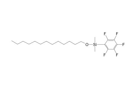 Dimethyl(2,3,4,5,6-pentafluorophenyl)(tridecyloxy)silane