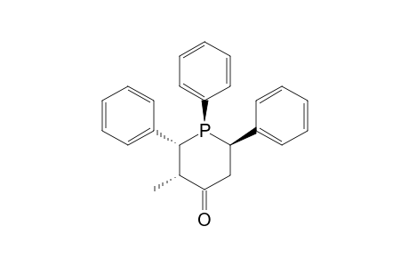 R-1,TRANS-2(E),6(E)-TRIPHENYL-CIS-3(E)-METHYL-4-PHOSPHORINANONE