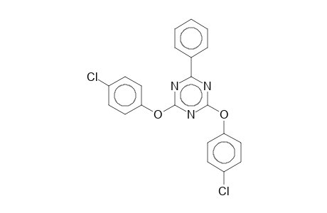 2,4-Bis(4-chlorophenoxy)-6-phenyl-1,3,5-triazine