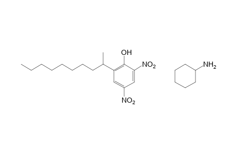 2,4-dinitro-6-(1-methylnonyl)phenol, compound with cyclohexylamine (1:1)