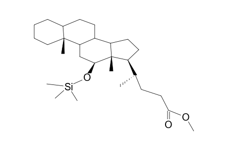 METHYL 12B-TRIMETHYLSILOXY-5B-CHOLAN-24-OATE