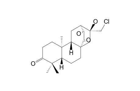 ENT-17-CHLORO-(13S),16-ALPHA-DIHYDROXY-ATISANE-3,14-DIONE